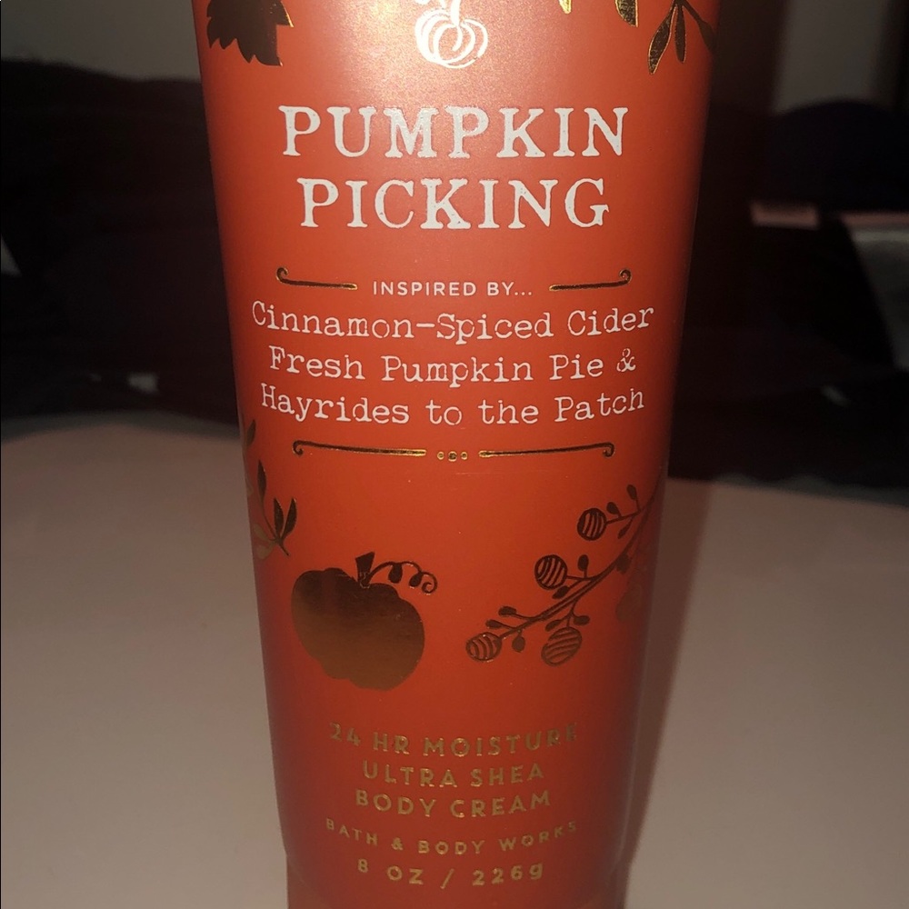 Bath and Body Works Pumpkin Picking lotion